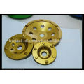 PCD cup wheel for epoxy gridning